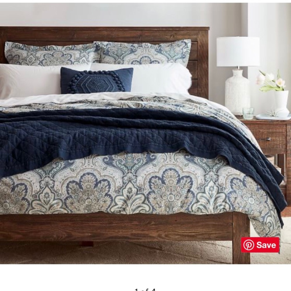 Pottery Barn King Jordana Duvet Cover